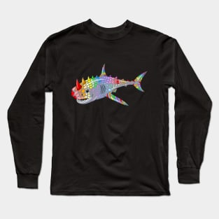 Rainbow Shark Long Sleeve T-Shirt